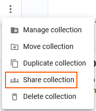Creating a Shared Collection